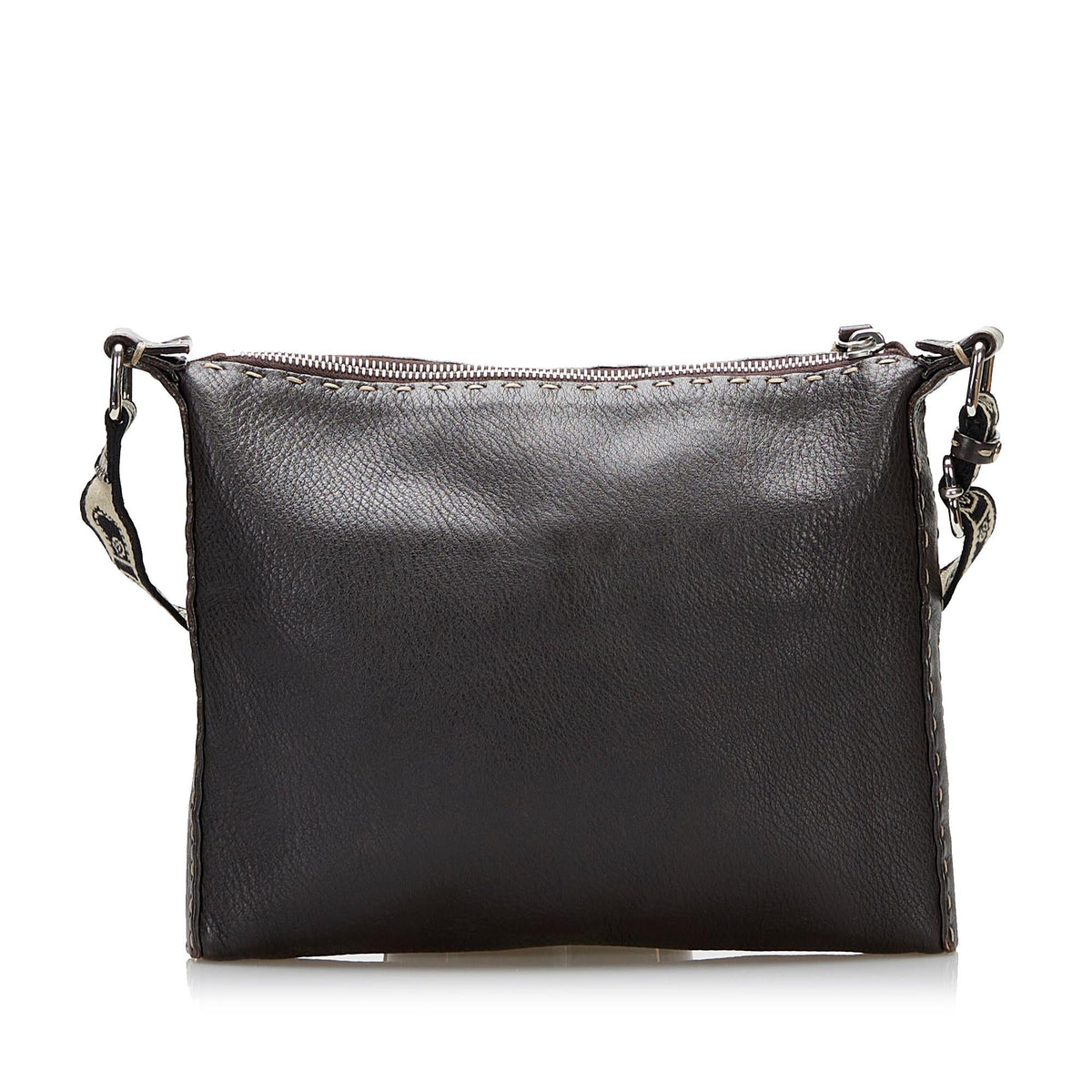 Fendi Selleria Leather Crossbody Bag (SHG-36824) Rovelle Bags