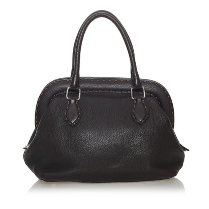 Fendi Selleria Leather Handbag (SHG-28118) Rovelle Bags