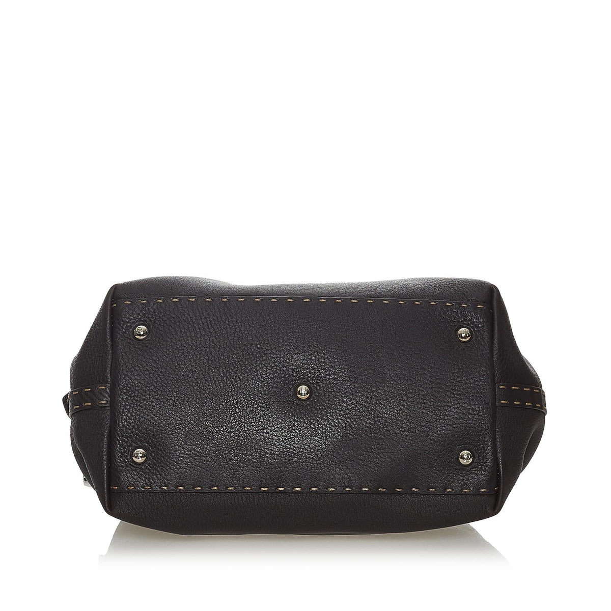 Fendi Selleria Leather Handbag (SHG-28118) Rovelle Bags