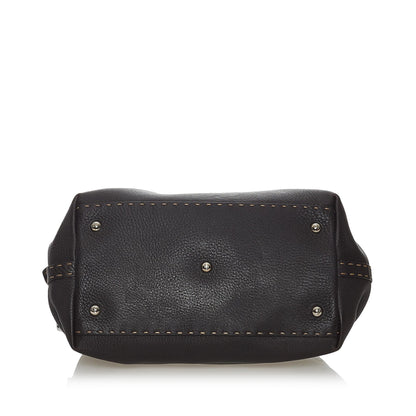 Fendi Selleria Leather Handbag (SHG-28118) Rovelle Bags