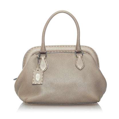 Fendi Selleria Leather Handbag (SHG-31221) Rovelle Bags