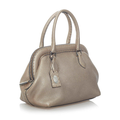 Fendi Selleria Leather Handbag (SHG-31221) Rovelle Bags