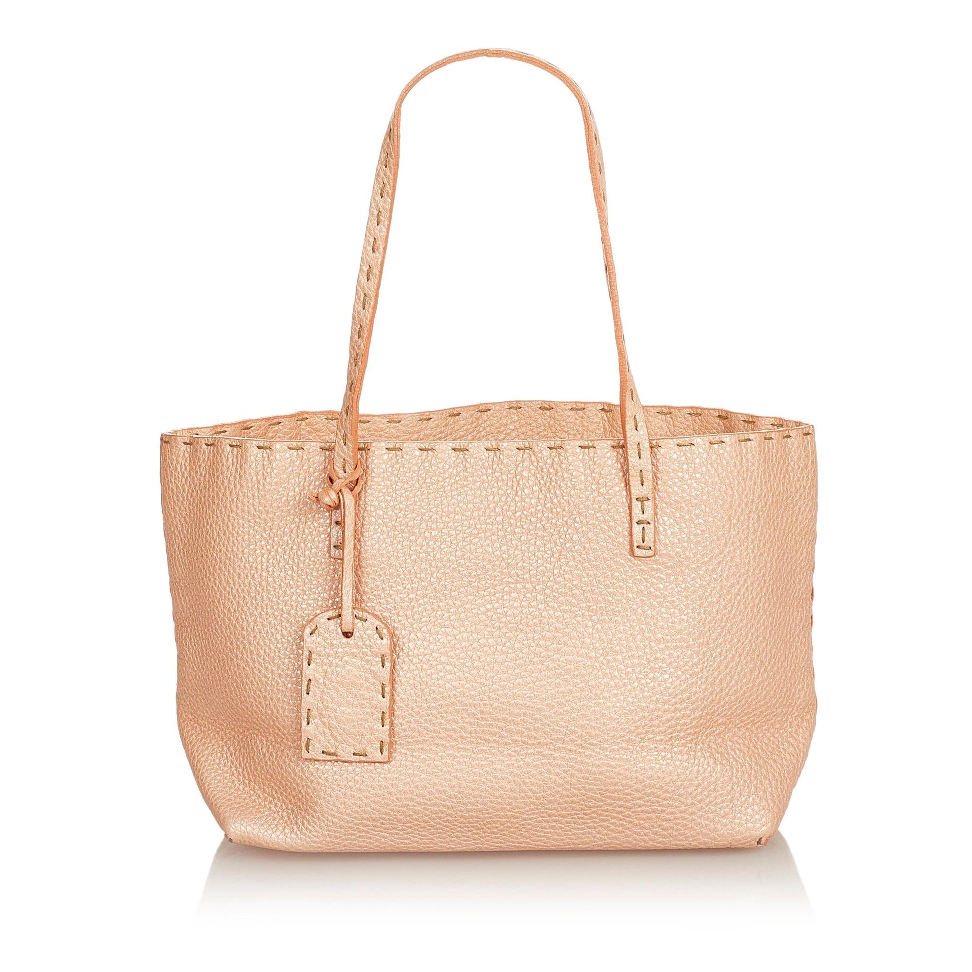 Fendi Selleria Leather Handbag (SHG-31922) Rovelle Bags