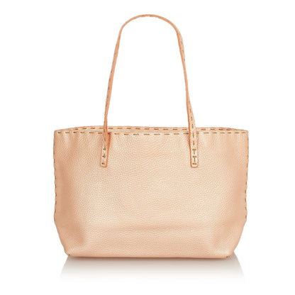 Fendi Selleria Leather Handbag (SHG-31922) Rovelle Bags