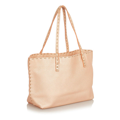 Fendi Selleria Leather Handbag (SHG-31922) Rovelle Bags