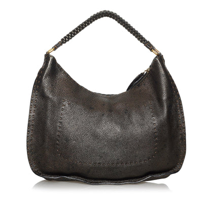 Fendi Selleria Leather Hobo Bag (SHG-37579) Rovelle Bags