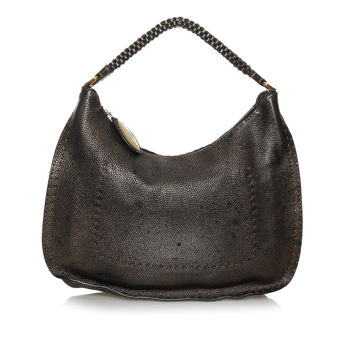 Fendi Selleria Leather Hobo Bag (SHG-37579) Rovelle Bags