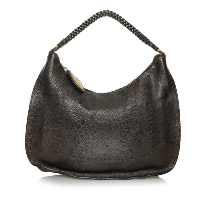 Fendi Selleria Leather Hobo Bag (SHG-37579) Rovelle Bags