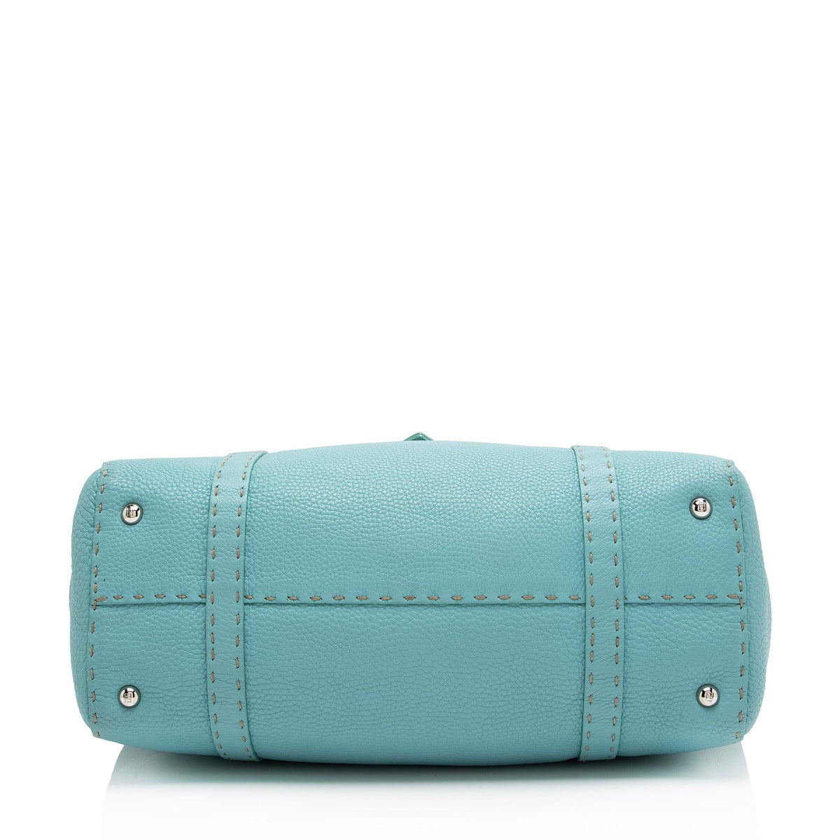 Fendi Leather Selleria Linda Large Satchel (SHF-1fEOnp) Rovelle Bags