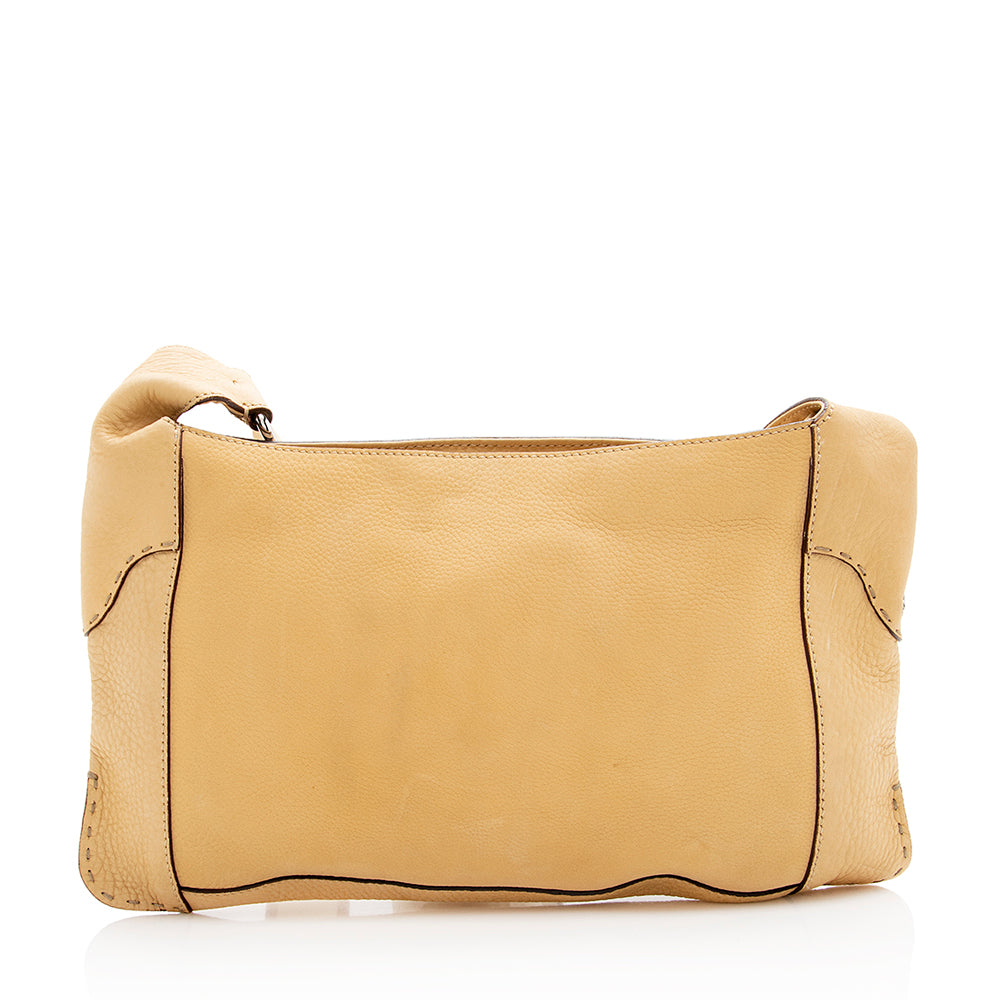 Fendi Selleria Leather Perforated Romano Messenger Bag (SHF-18894) Rovelle Bags