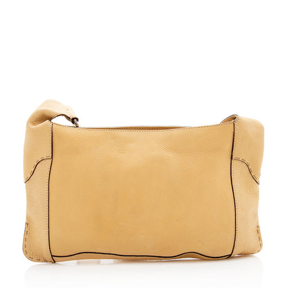 Fendi Selleria Leather Perforated Romano Messenger Bag (SHF-18894) Rovelle Bags