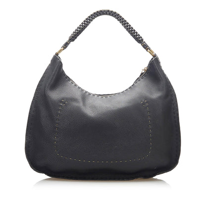 Fendi Selleria Leather Shoulder Bag (SHG-22349) Rovelle Bags