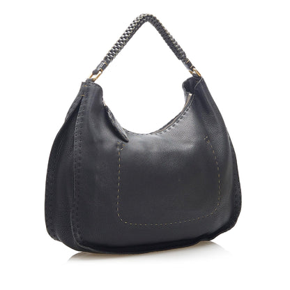 Fendi Selleria Leather Shoulder Bag (SHG-22349) Rovelle Bags