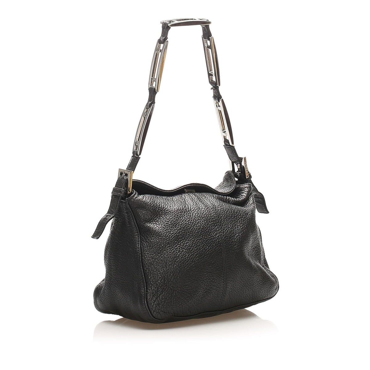 Fendi Selleria Leather Shoulder Bag (SHG-22406) Rovelle Bags