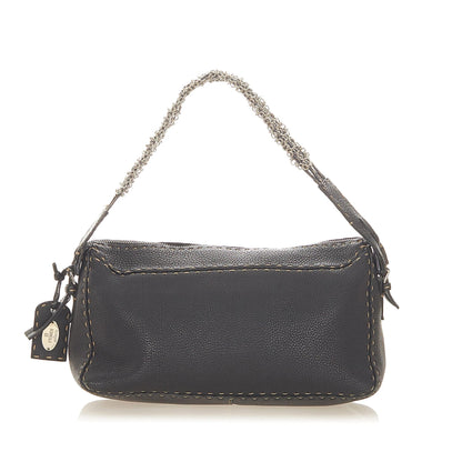 Fendi Selleria Leather Shoulder Bag (SHG-22496) Rovelle Bags