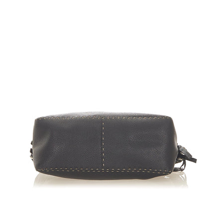 Fendi Selleria Leather Shoulder Bag (SHG-22496) Rovelle Bags
