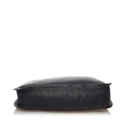 Fendi Selleria Leather Shoulder Bag (SHG-29296) Rovelle Bags