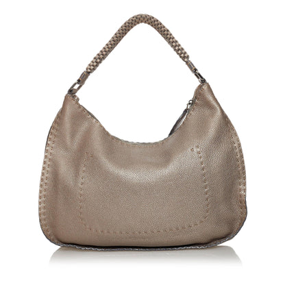 Fendi Selleria Leather Shoulder Bag (SHG-31256) Rovelle Bags