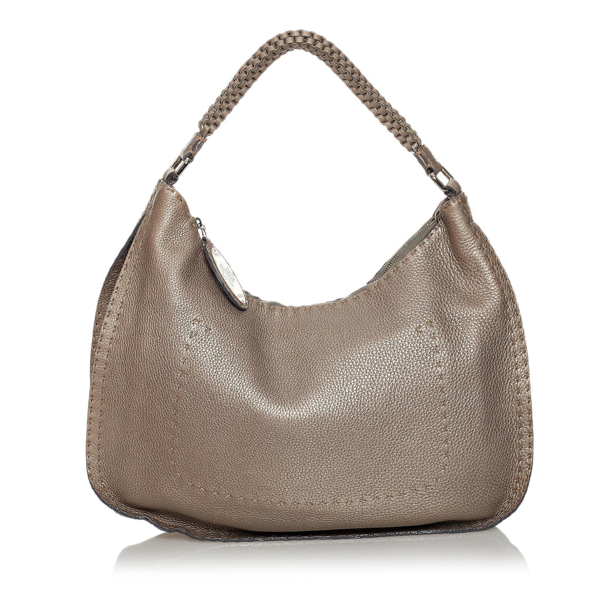 Fendi Selleria Leather Shoulder Bag (SHG-31256) Rovelle Bags