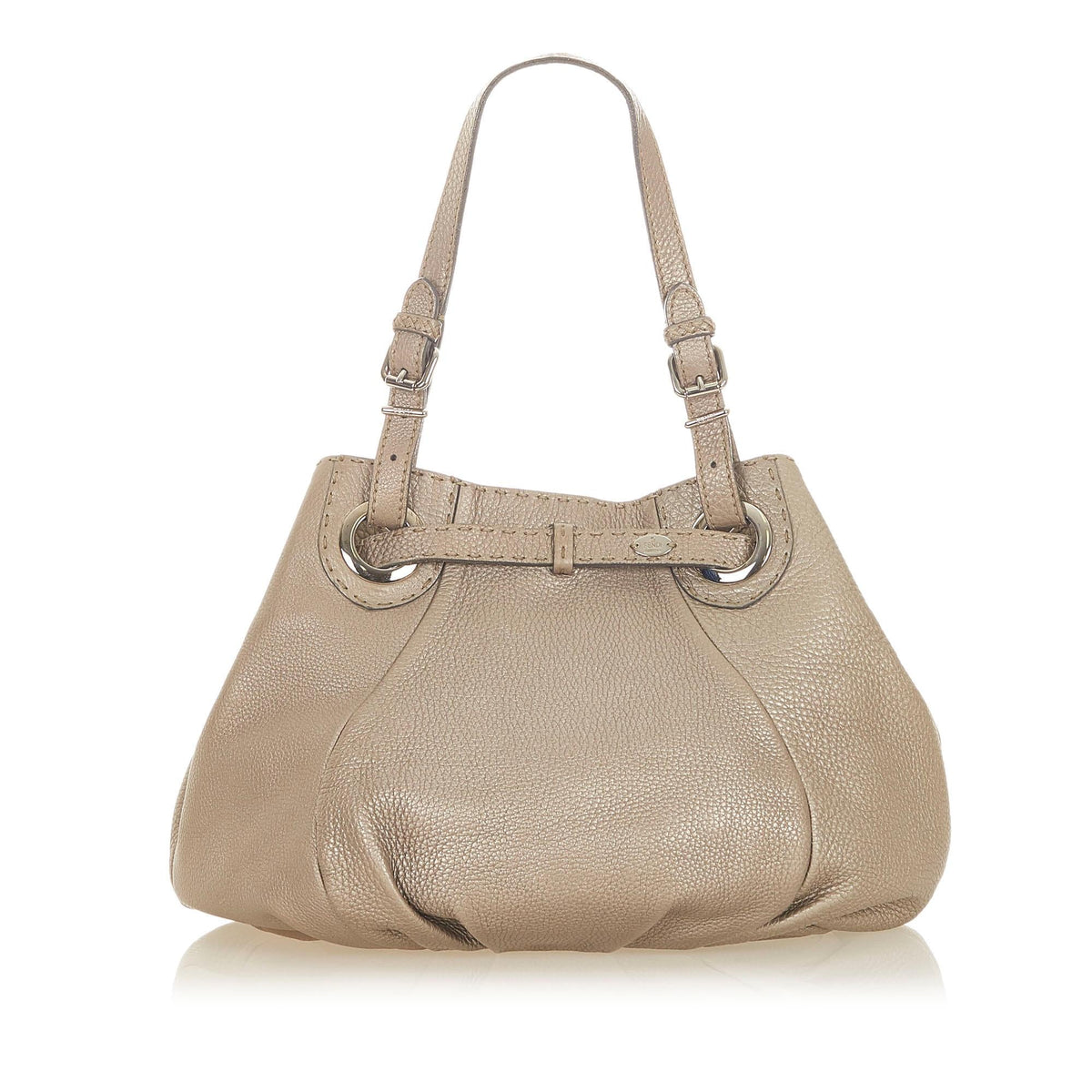 Fendi Selleria Leather Shoulder Bag (SHG-31688) Rovelle Bags