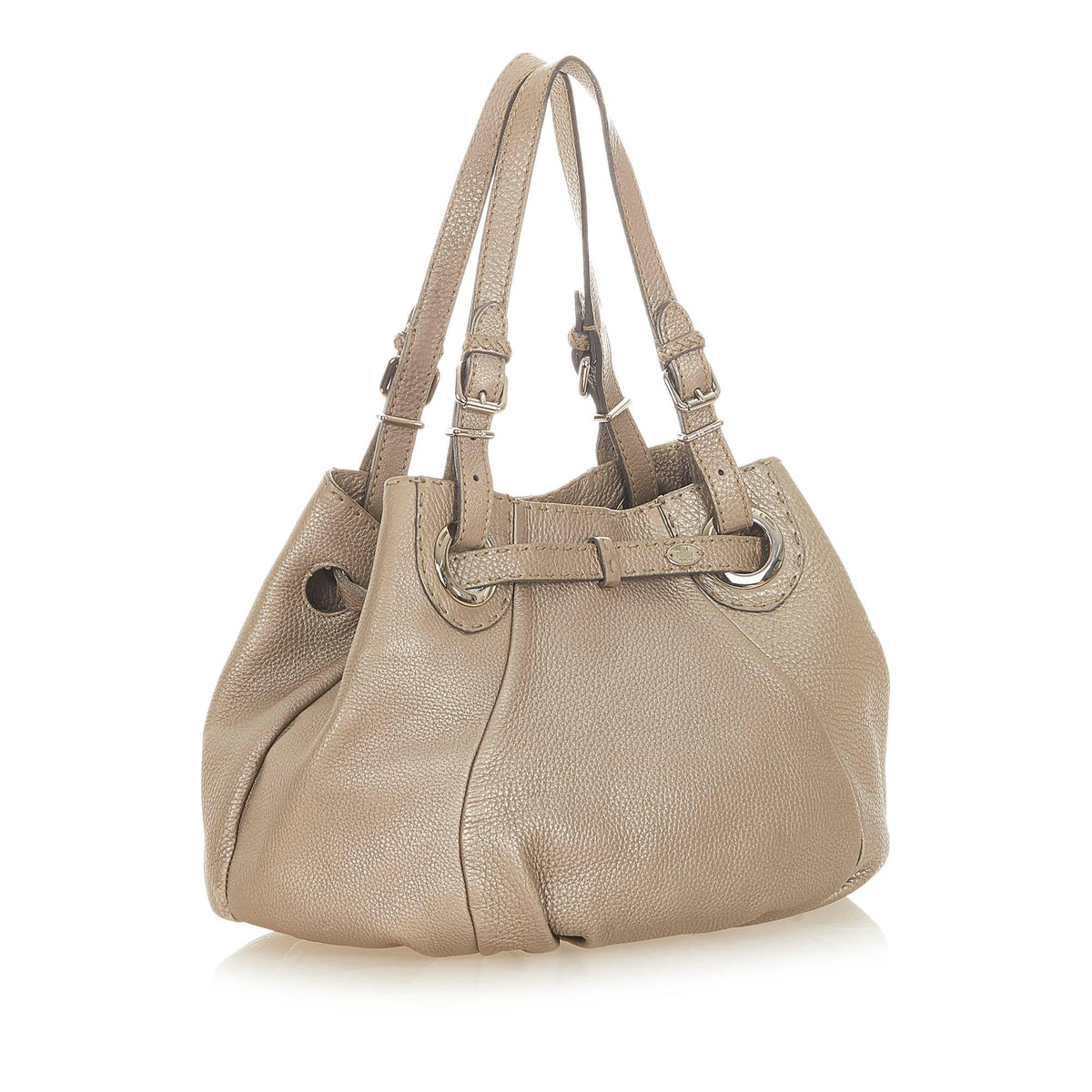 Fendi Selleria Leather Shoulder Bag (SHG-31688) Rovelle Bags