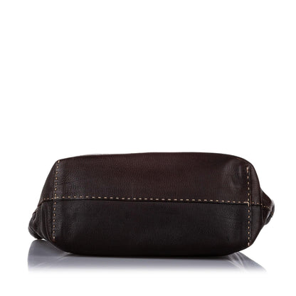 Fendi Selleria Leather Tote Bag (SHG-19410) Rovelle Bags