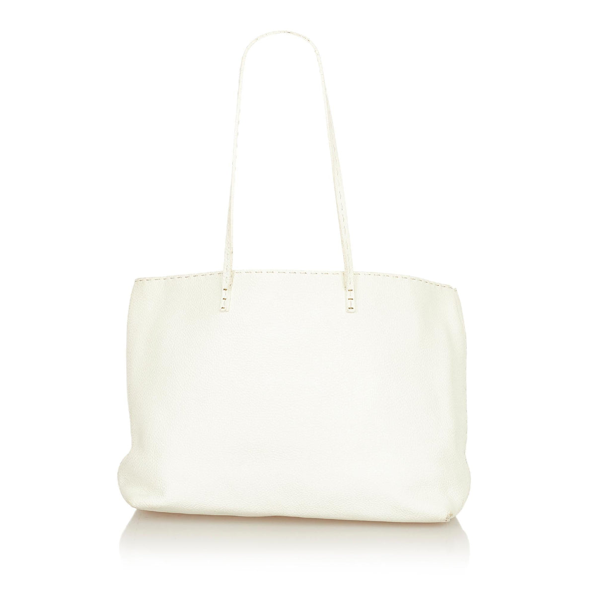 Fendi Selleria Leather Tote Bag (SHG-24871) Rovelle Bags