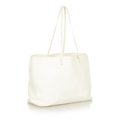 Fendi Selleria Leather Tote Bag (SHG-24871) Rovelle Bags