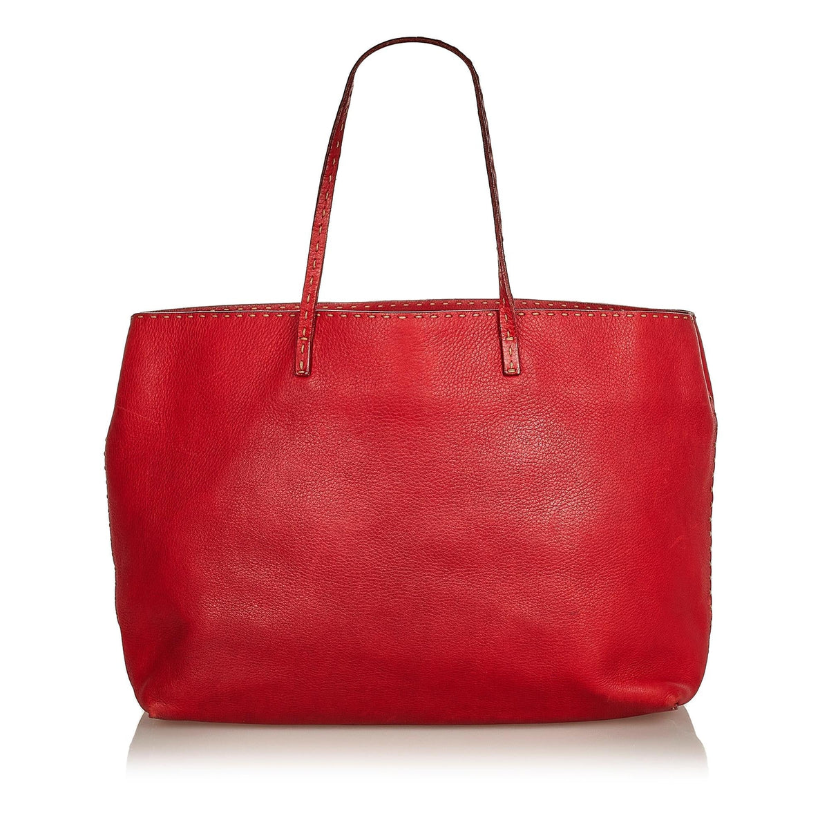 Fendi Selleria Leather Tote Bag (SHG-25660) Rovelle Bags