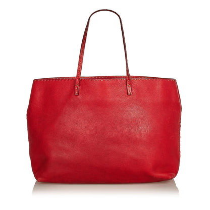 Fendi Selleria Leather Tote Bag (SHG-25660) Rovelle Bags