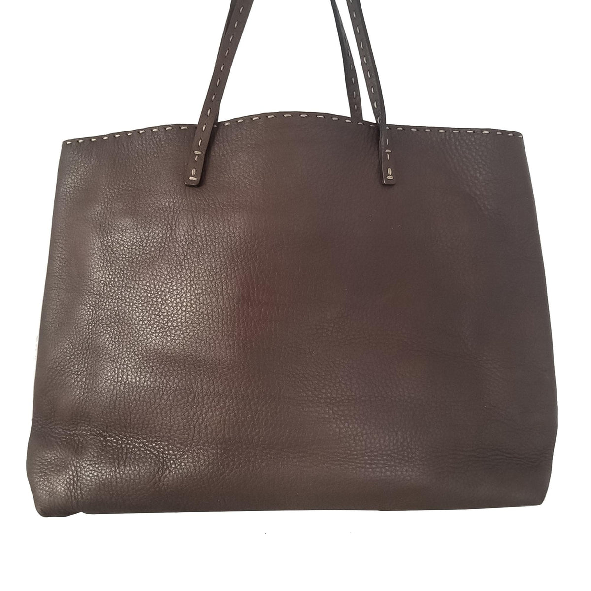 Fendi Selleria Leather Tote Bag (SHG-28191) Rovelle Bags