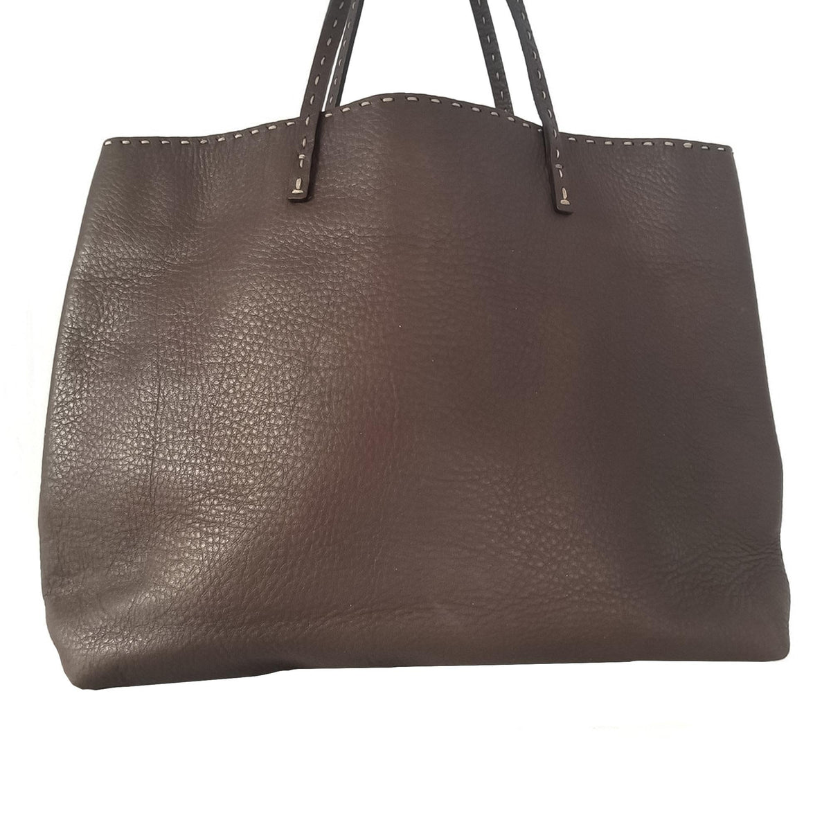 Fendi Selleria Leather Tote Bag (SHG-28191) Rovelle Bags