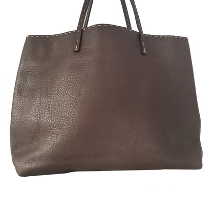 Fendi Selleria Leather Tote Bag (SHG-28191) Rovelle Bags