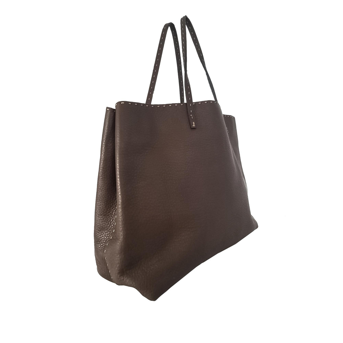 Fendi Selleria Leather Tote Bag (SHG-28191) Rovelle Bags