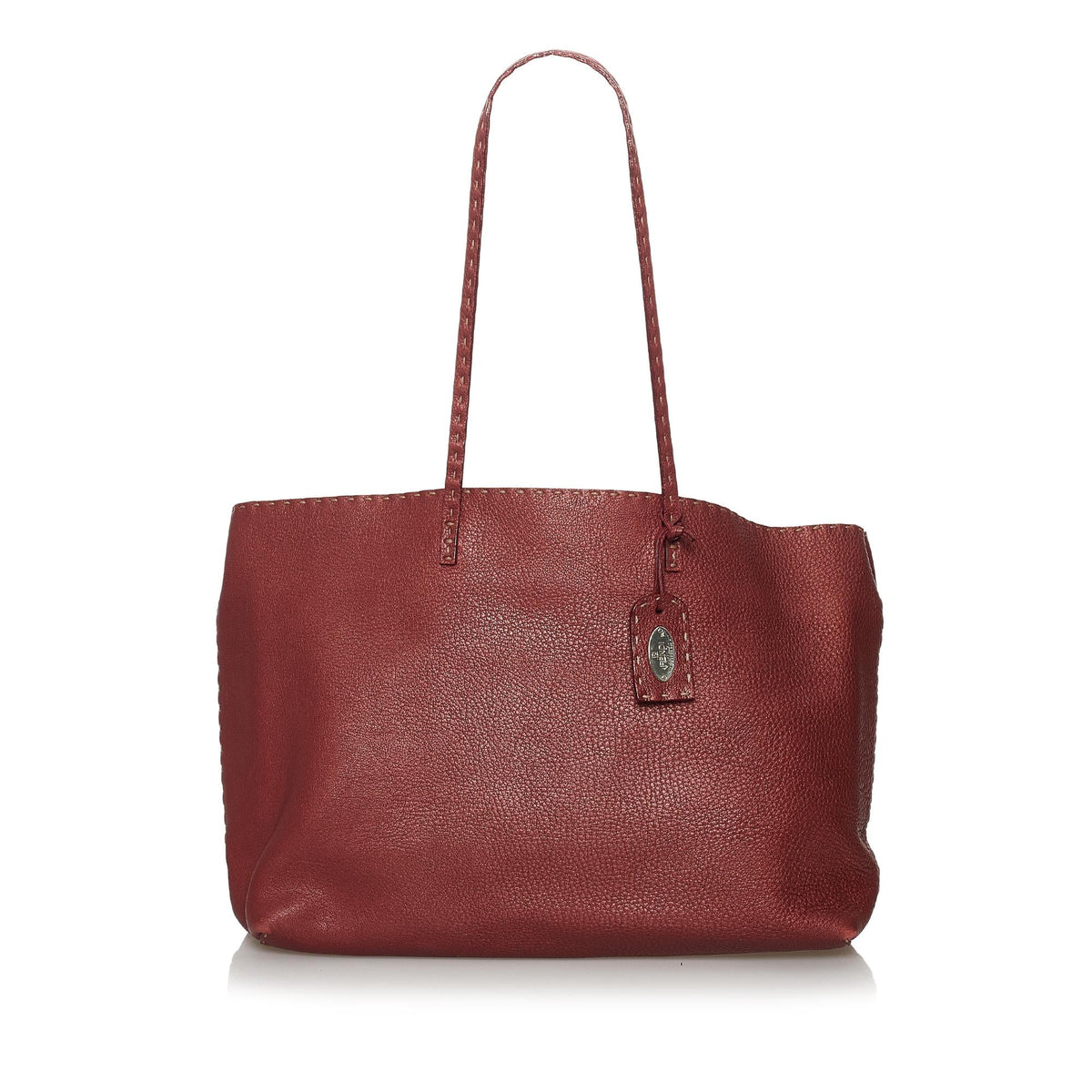 Fendi Selleria Leather Tote Bag (SHG-29744) Rovelle Bags