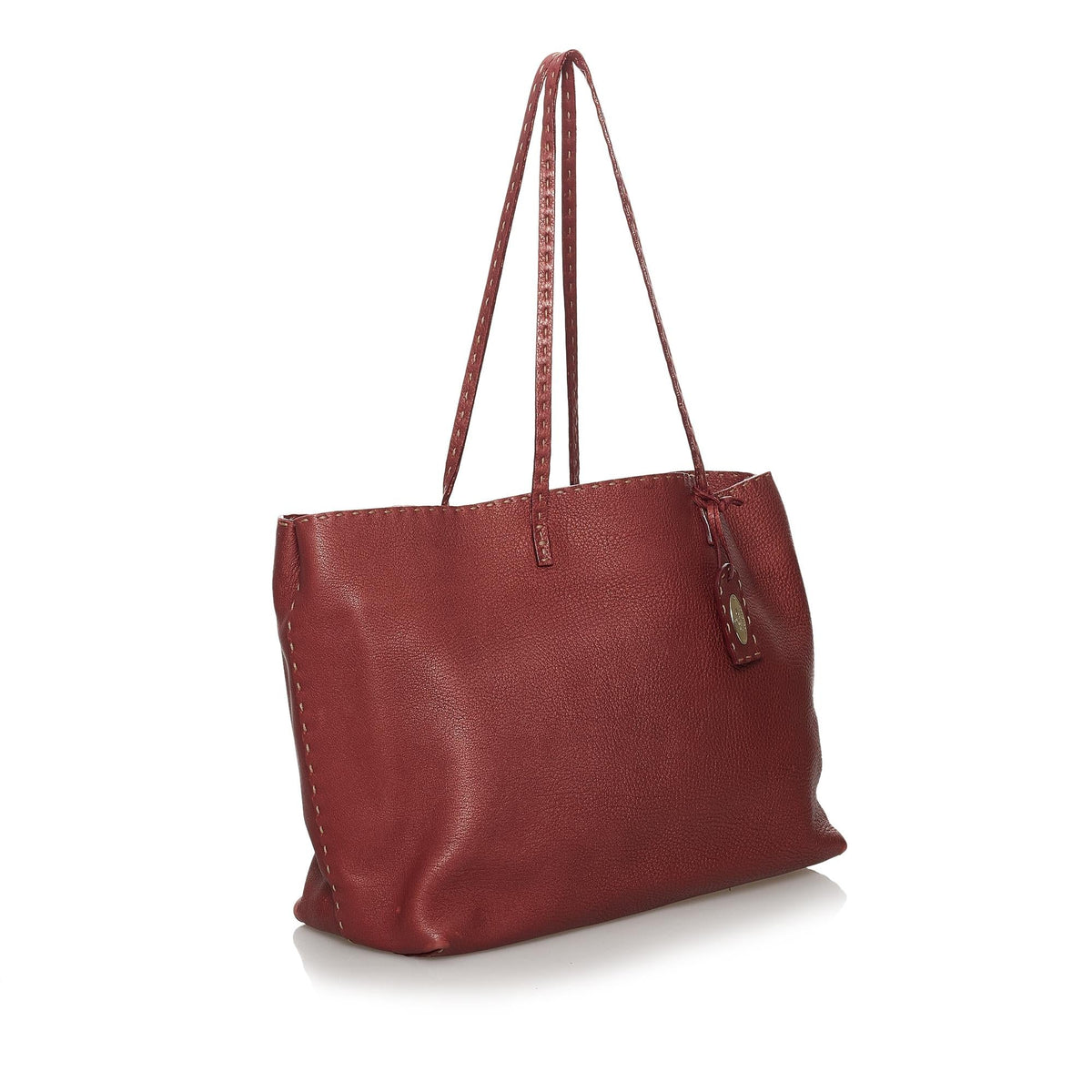 Fendi Selleria Leather Tote Bag (SHG-29744) Rovelle Bags