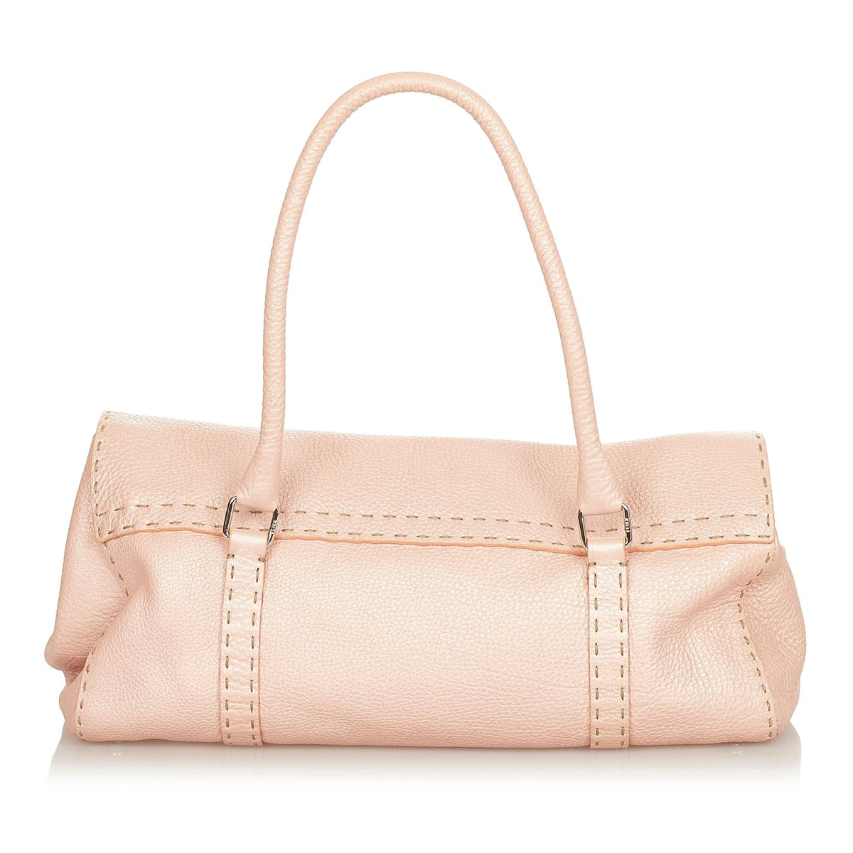 Fendi Selleria Linda Leather Shoulder Bag (SHG-24875) Rovelle Bags