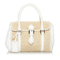 Fendi Selleria Linda Raffia Handbag (SHG-29727) Rovelle Bags