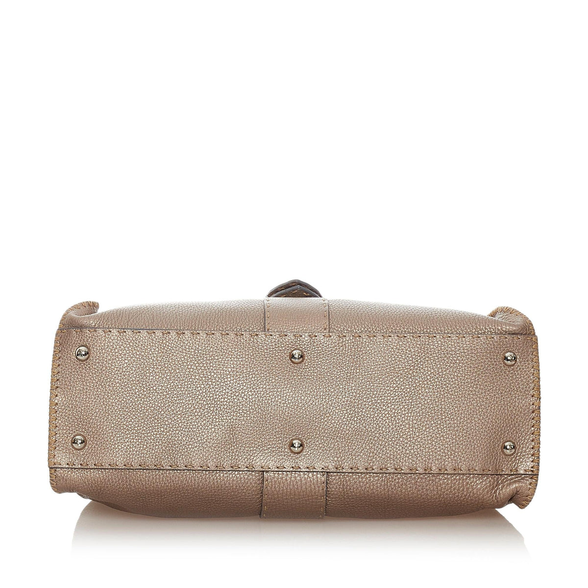 Fendi Selleria Sporty Leather Shoulder Bag (SHG-27367) Rovelle Bags