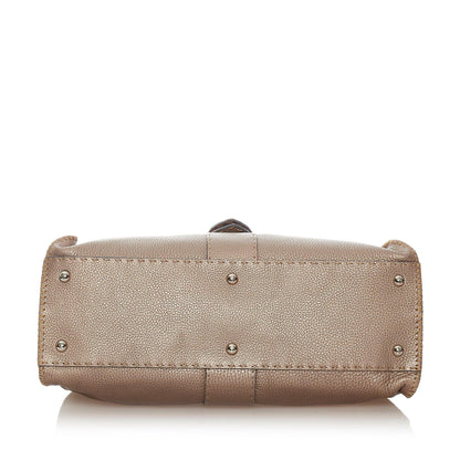 Fendi Selleria Sporty Leather Shoulder Bag (SHG-27367) Rovelle Bags