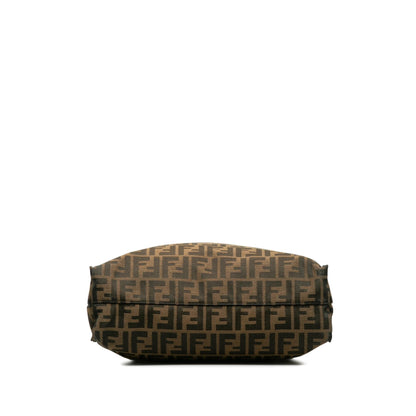 Fendi Selleria Trimmed Zucca Vertical Tote (SHG-AXod86) Rovelle Bags