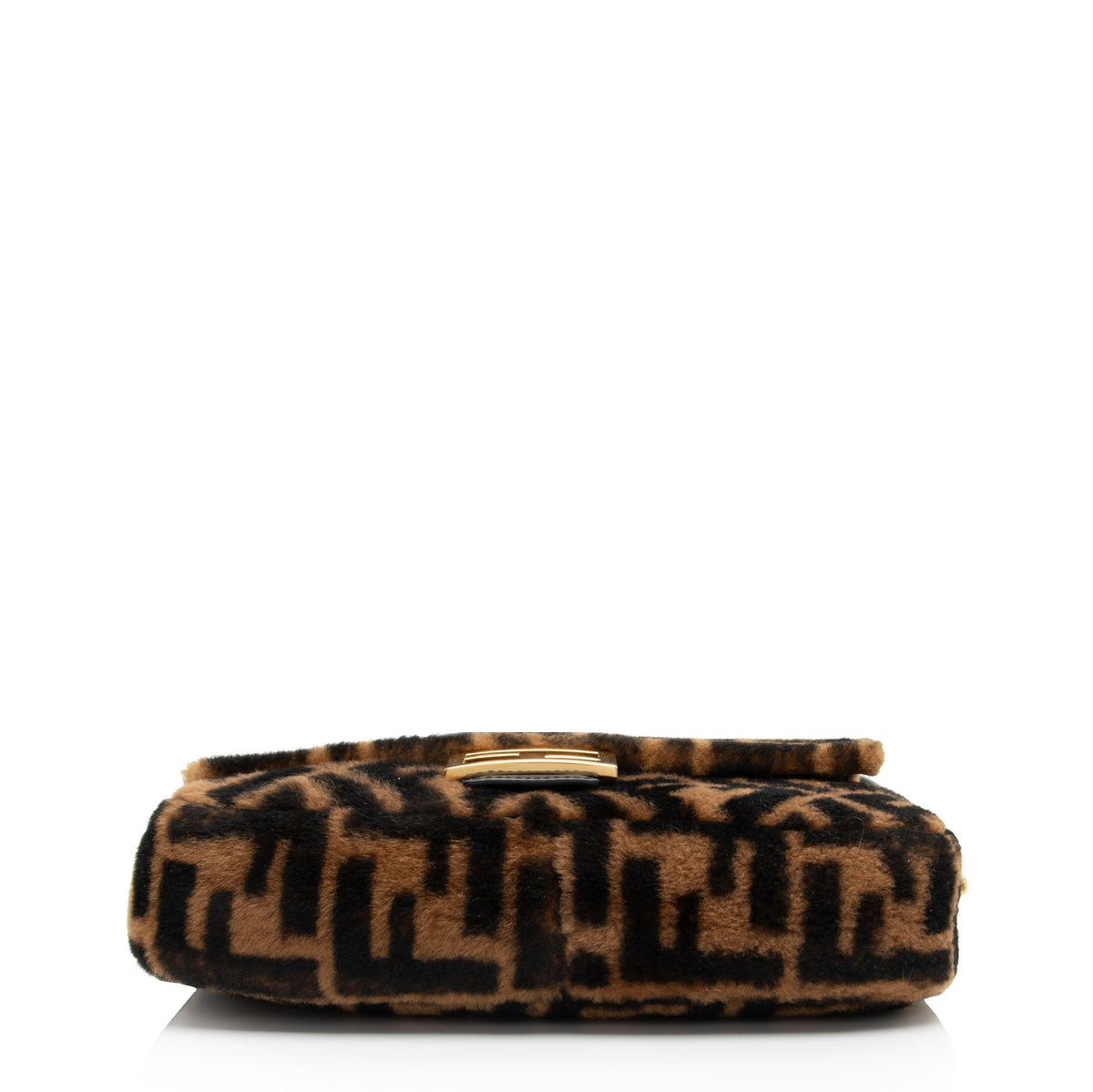 Fendi Sheepskin FF Baguette Shoulder Bag (SHF-mfPxUP) Rovelle Bags