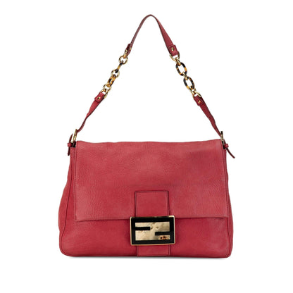 Fendi Shimmer Leather Mamma Forever Shoulder Bag (SHG-BIXvt5) Rovelle Bags