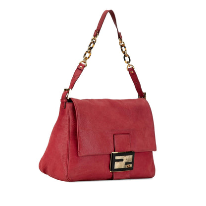 Fendi Shimmer Leather Mamma Forever Shoulder Bag (SHG-BIXvt5) Rovelle Bags