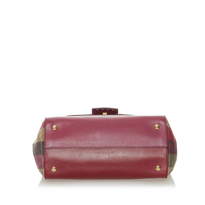 Fendi Silvana Leather Satchel (SHG-28121) Rovelle Bags