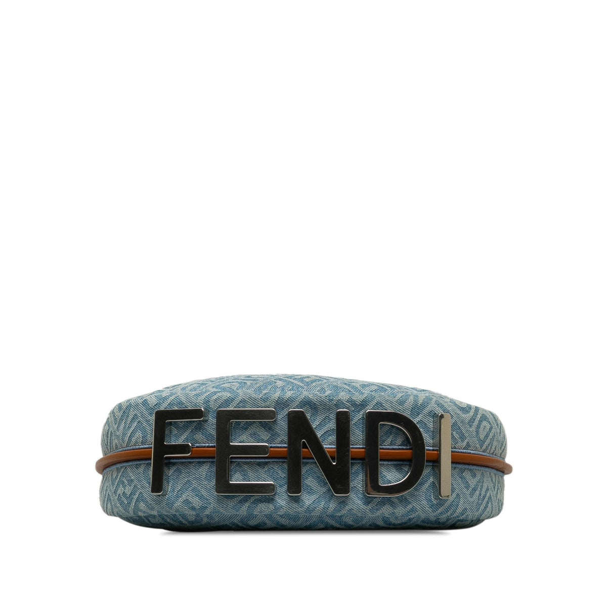 Fendi Small Denim Zucca Fendigraphy Hobo (SHG-rb2j9e) Rovelle Bags