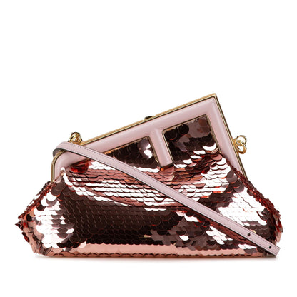 Fendi Small First Sequin Bag (SHG-81SzYj) Rovelle Bags