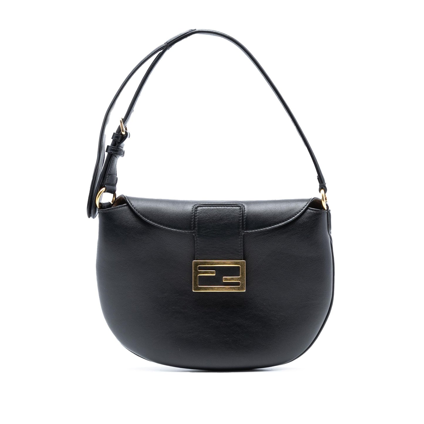 Fendi Small Leather Croissant Hobo Bag Rovelle Bags