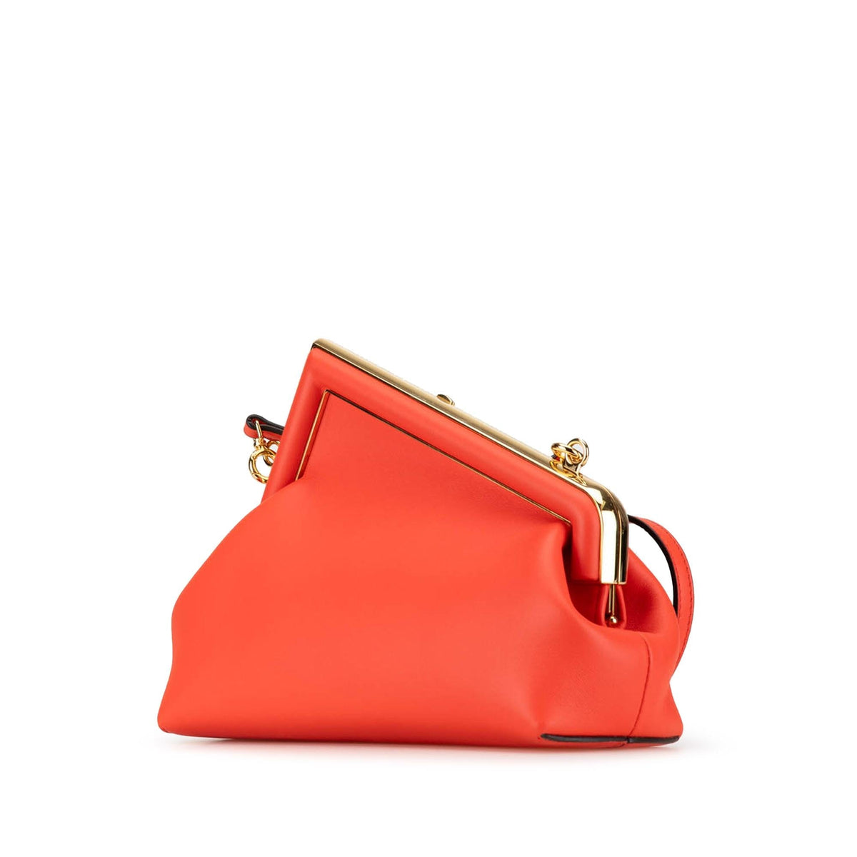 Fendi Fendi First Leather Red Clutch Rovelle Bags