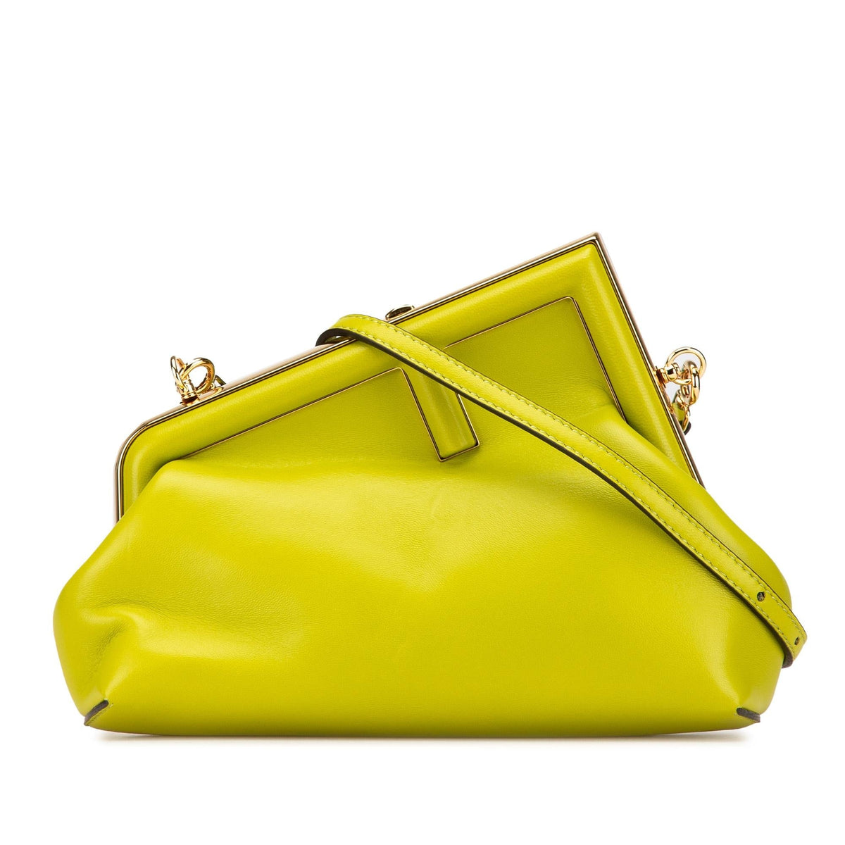 Fendi Small Shiny Nappa Fendi First Crossbody Rovelle Bags